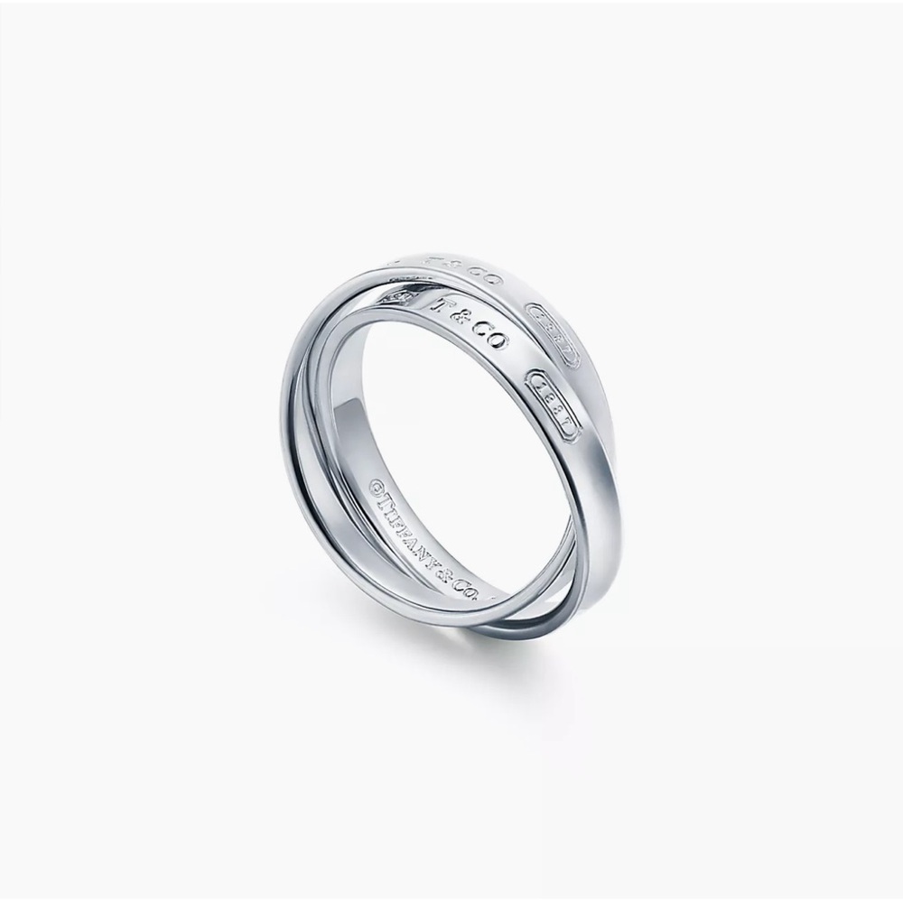 Tiffany & Co Interlocking Circles Ring Sterling Silver
